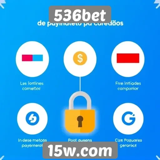 Métodos de pagamento aceitos na 536bet